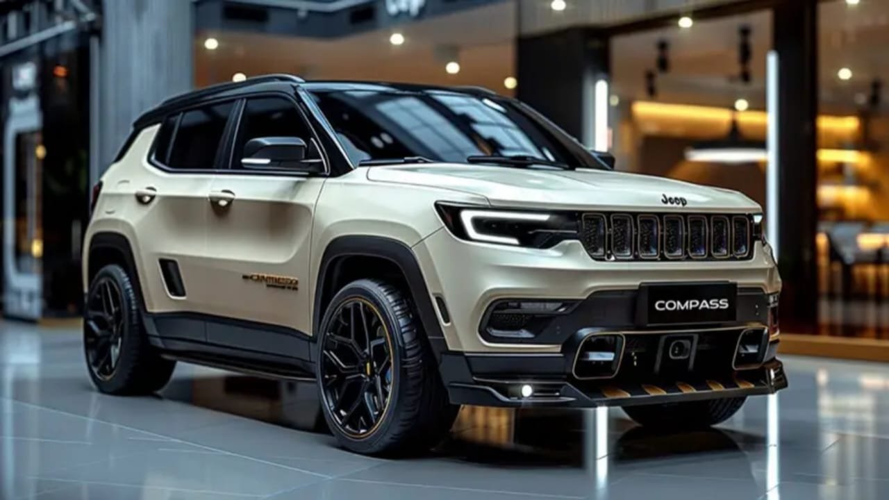 Jeep Compass Car 2025 – Rugged SUV with 4x4 Capability, 25KMPL Mileage & Premium Interiors, Just ₹3.45 Lakh!