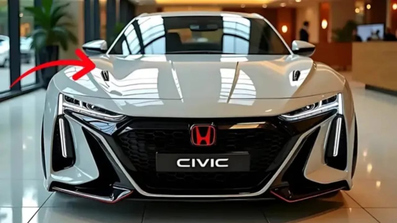 Honda Civic 2025 Launches : Smart Hybrid Sedan with 38 KMPL Mileage, Sporty Design & Premium Car Under ₹9,500 EMI!