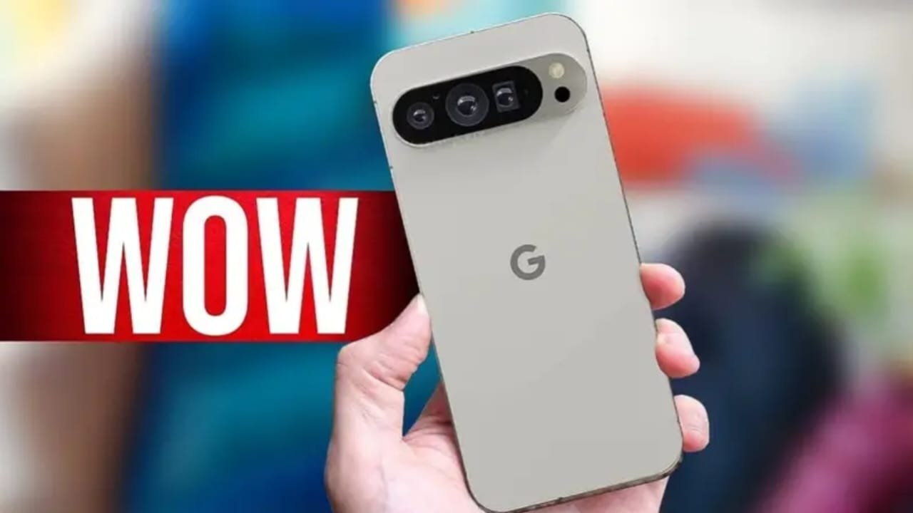 Google Pixel 9 Pro 5G : With 48MP Front Camera, 5X Telephoto and ultrawide lens, a 6.3-inch LTPO OLED Display-